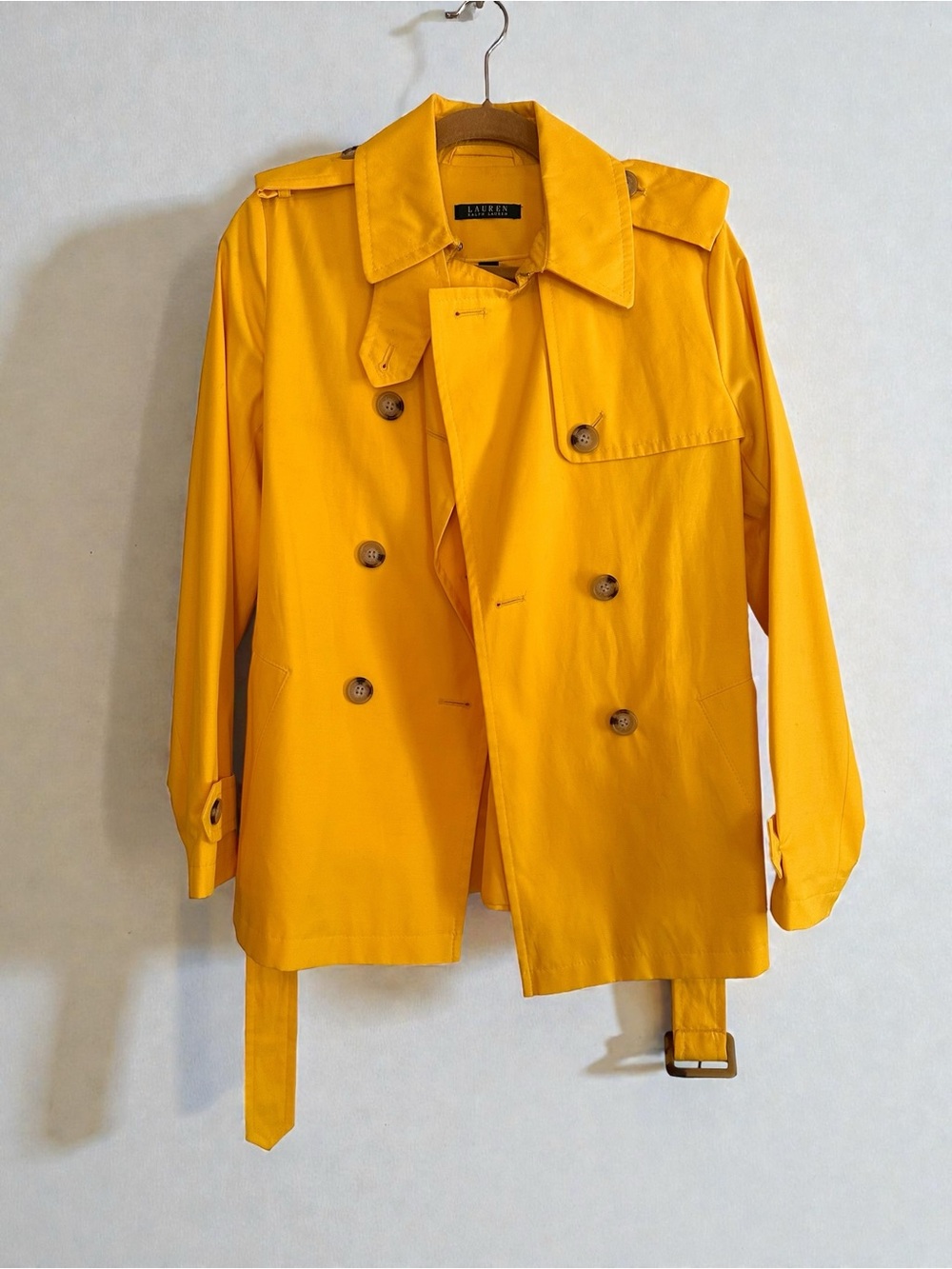 Lauren Ralph LaurenYellow Trench Coat